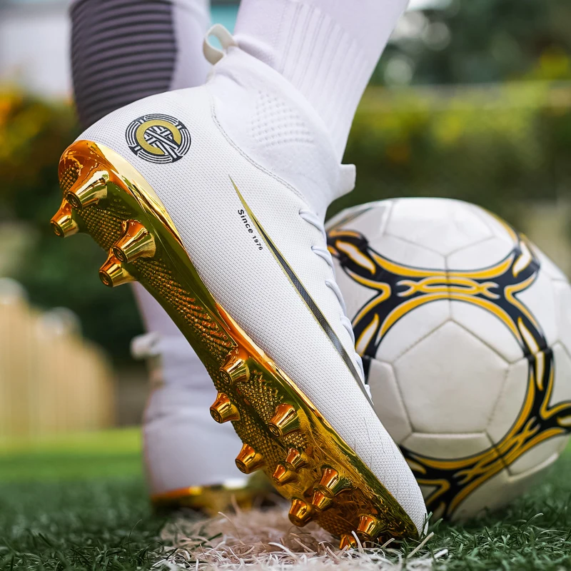 Футбольные бутсы Крытый газон Futsal кроссовки TF& Длинные шипы Мужская обувь футбольные бутсы оригинальные футбольные спортивные ботинки для женщин и мужчин