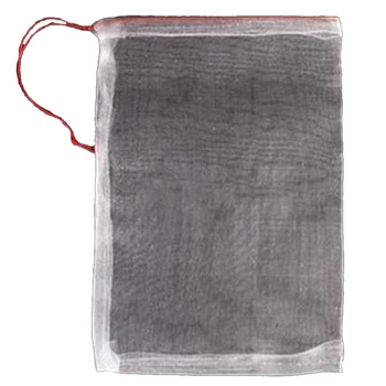

100Pcs / Lot-10 x 15Cm Mesh Nylon Bag, Fish Fruit Wristband Bag, Bird Filter Bag, Rice Seed Soaking, Seed Storage Bag