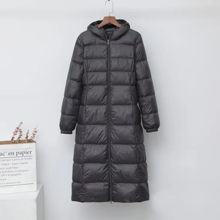 SEDUTMO, зимние, размера плюс, 3XL, длинные, женские пуховики, тонкий, толстый, с капюшоном, пальто, осень, Повседневный, пуховик, ED919