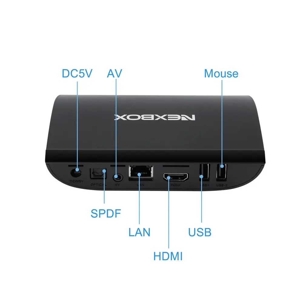 A1 Android 6,0 Smart tv Box 4K VP9-10 2G 16G Amlogic S912 Восьмиядерный H.265 2,4 ГГц 5,8 ГГц двойной WiFi BT4.0 медиаплеер