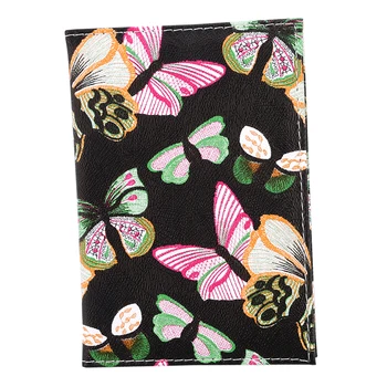 

Women Passport Cover Butterfly Printing Passport Cover Travel Credit Card Holder Travel ID Document Passport Holder Bag PU Box