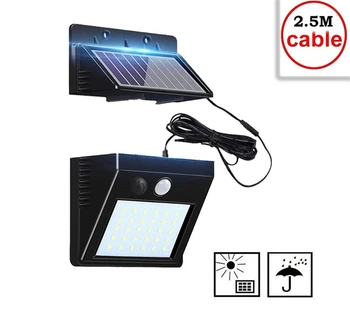 

LED Solar Rechargeable Garden light PIR Motion Sensor Lawn Lamp Night Security Wall Light Outdoor Yard Fence Emergency Lighting