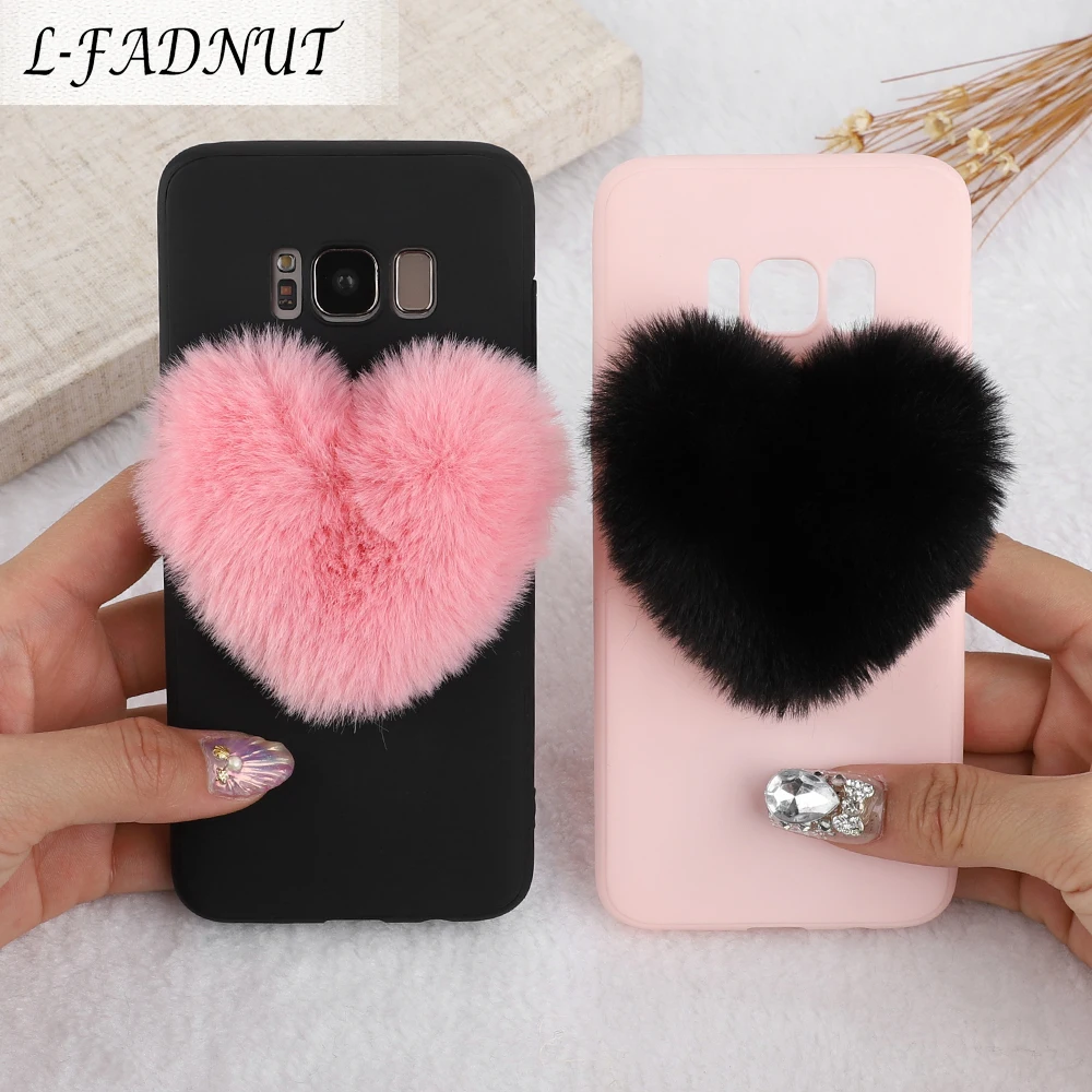 Флисовый чехол для Samsung Galaxy S20 Ultra L FADNUT S10 S10E S9 S8 Plus S7 Роскошный милый плюшевый