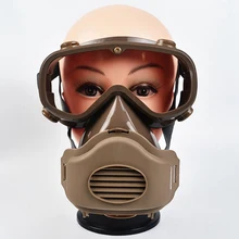 Половина лица противогаз с анти-туман очки маска от химической Пыли Фильтр дыхательные респираторы для окрашивания Спрей Сварки