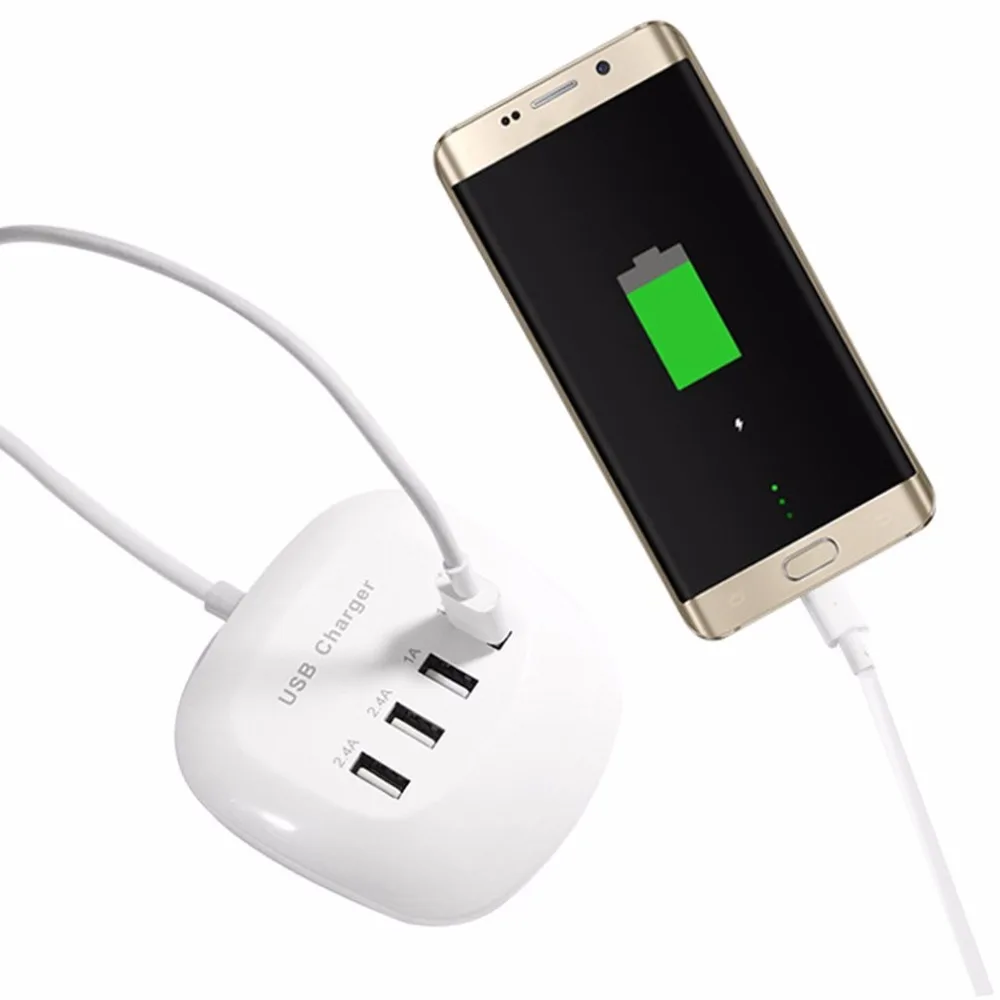 4 порта USB зарядное устройство для мобильного телефона Быстрый миниатюрный usb-порт Зарядка мощность путешествия настенное зарядное устройство адаптер розетка Универсальный для телефона
