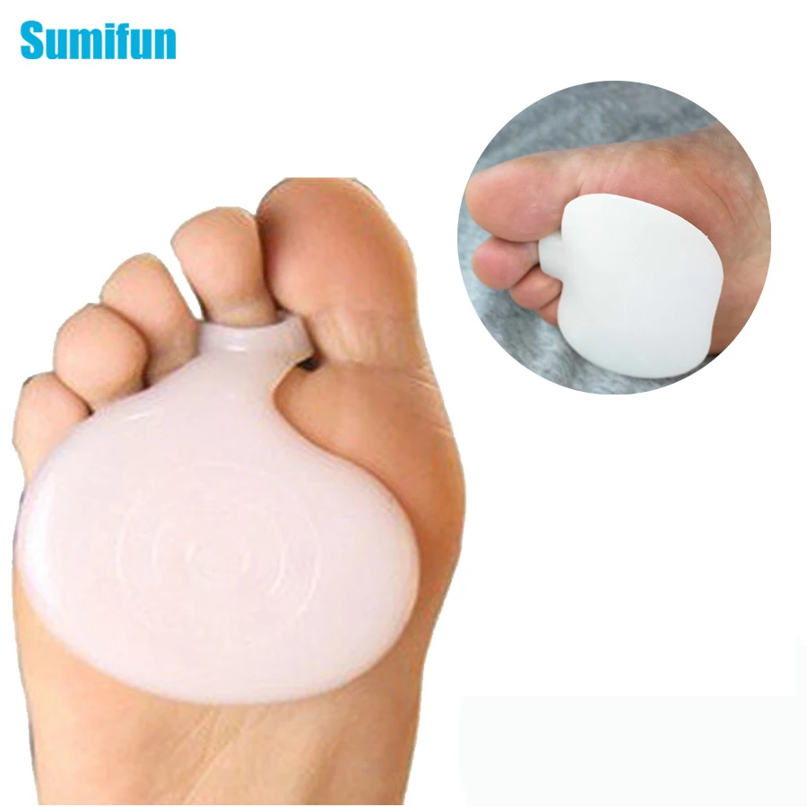 2Pcs Silicone Gel  Foot Support Pads Forefoot Shoes Cushion Pads Insoles Orthotic High Heel Elastic Non Slip Relief Pain Patch