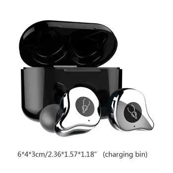 

1Pair Sabbat E12 TWS Portable Wireless Bluetooth Earphones with Charging Box