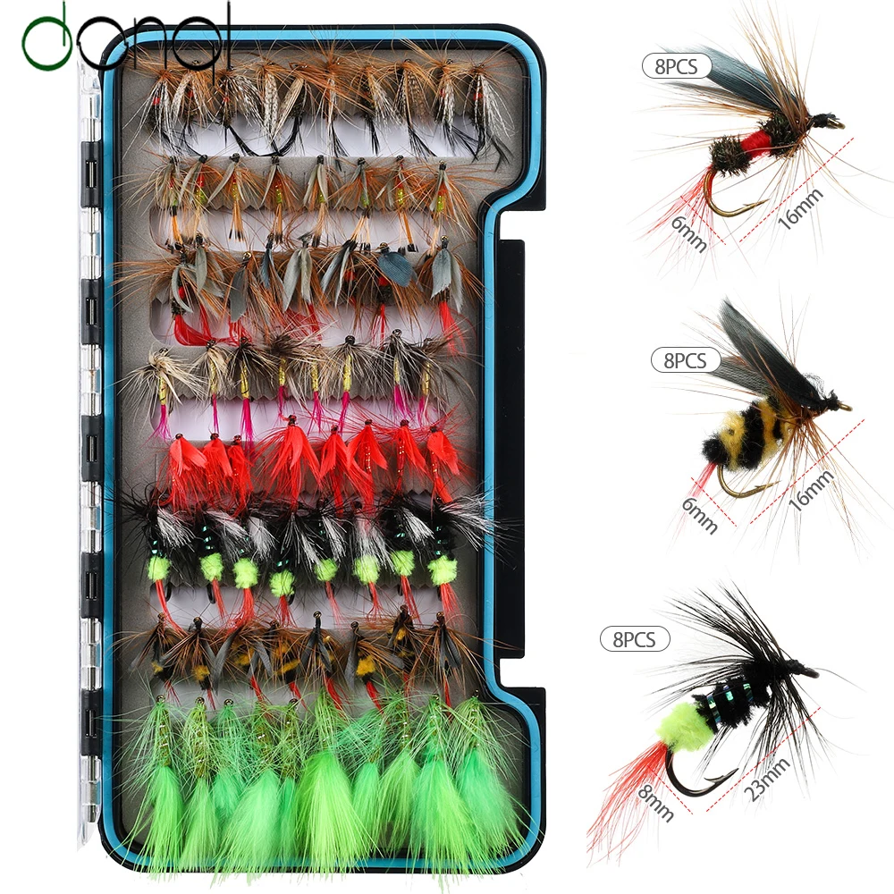 Donql フライ トンボ マス ウォブラー 昆虫 シングルフックフィッシング用の人工餌 68個 Aliexpress Sports Entertainment