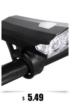 3 LED Vintage Ultra Bright Flashlight Light Lamp Bicycle Headlight Bike Front Light Safe Night Cycling Bike Accessory