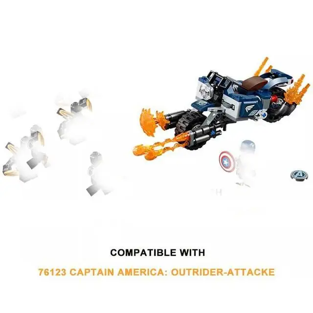 Marvel Avengers 4 Endgame Ultimate Quinjet набор совместим с 76130 76129 76126 76131 строительные блоки кирпичные игрушки для детей - Цвет: Цвет: желтый