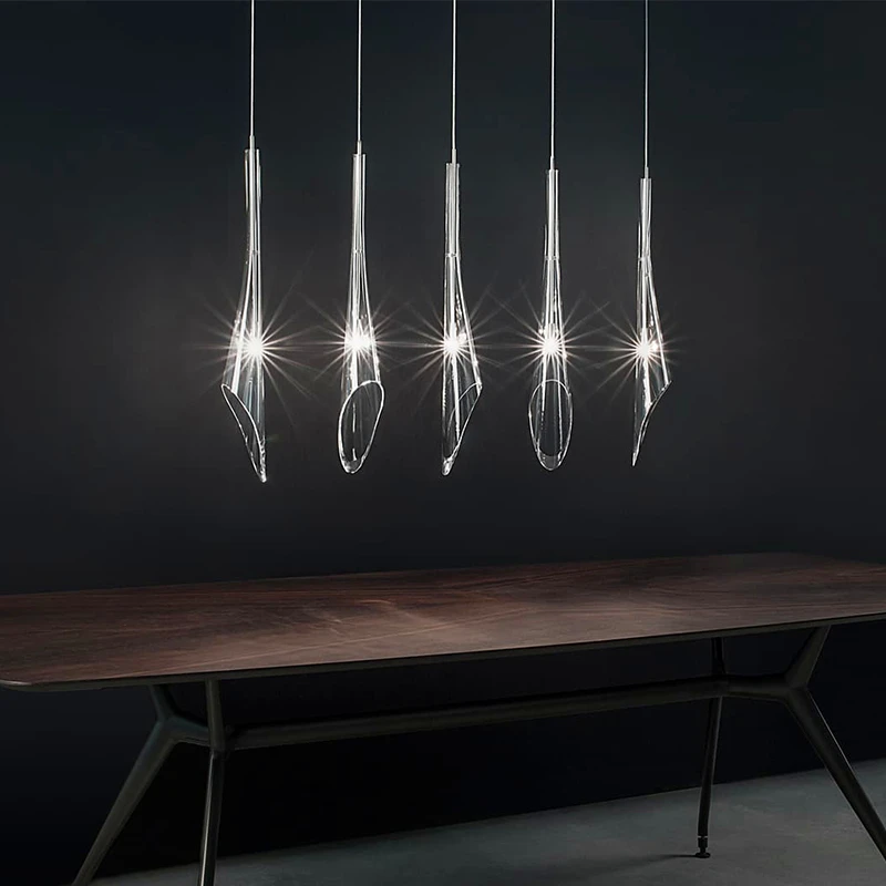 

Modern Designer LED Pendant Lights Lighting Engineering Glass Hanging Lamps Living Room Restaurant Hotel Lobby Decor Luminaire