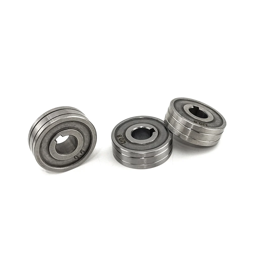 Welding Wire Feeder MIG Welding Wire Feeding Roll V U Knurl Groove 0.6/0.8mm 0.8/1.0mm Size 30x10x10mm LRS-775S SSJ-29 Feeder Roll