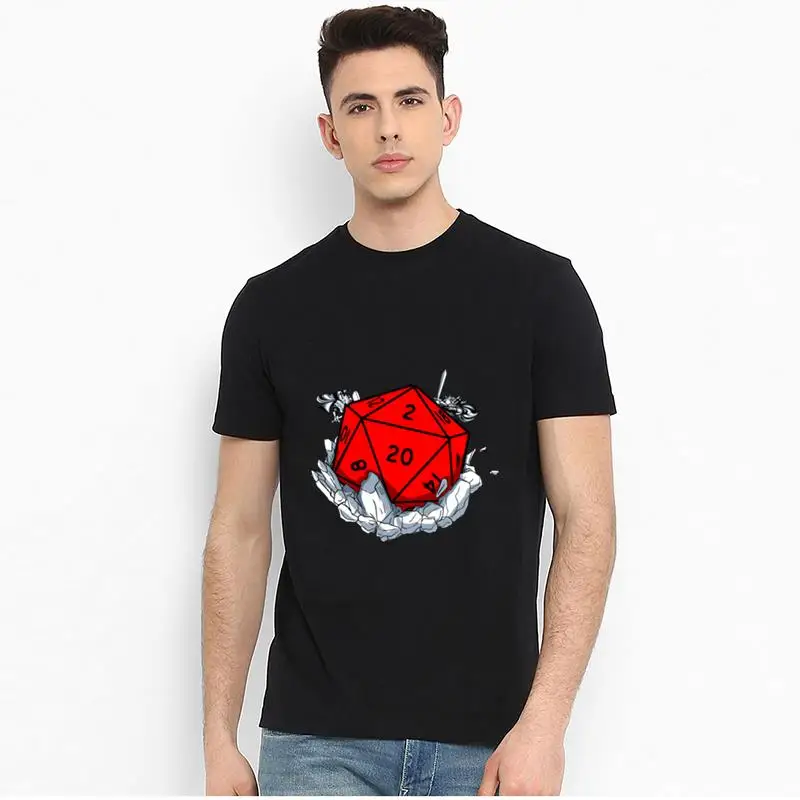 

Print Gamer Dungeon Rpg Dice Tabletop tee shirt XXXL 4Xl 104XL Humor t-shirts men Leisure women t-shirts