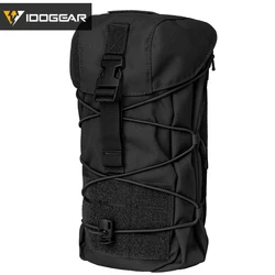 IDOGEAR Tactical MOLLE Utility Pouch - Versatile Outdoor Gear Bag (Black)