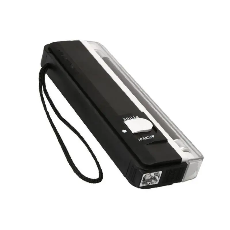 Violet Fluorescent Portable Money Detector UV Light with Flashlight Small Counterfeit Light Counterfeit Pen