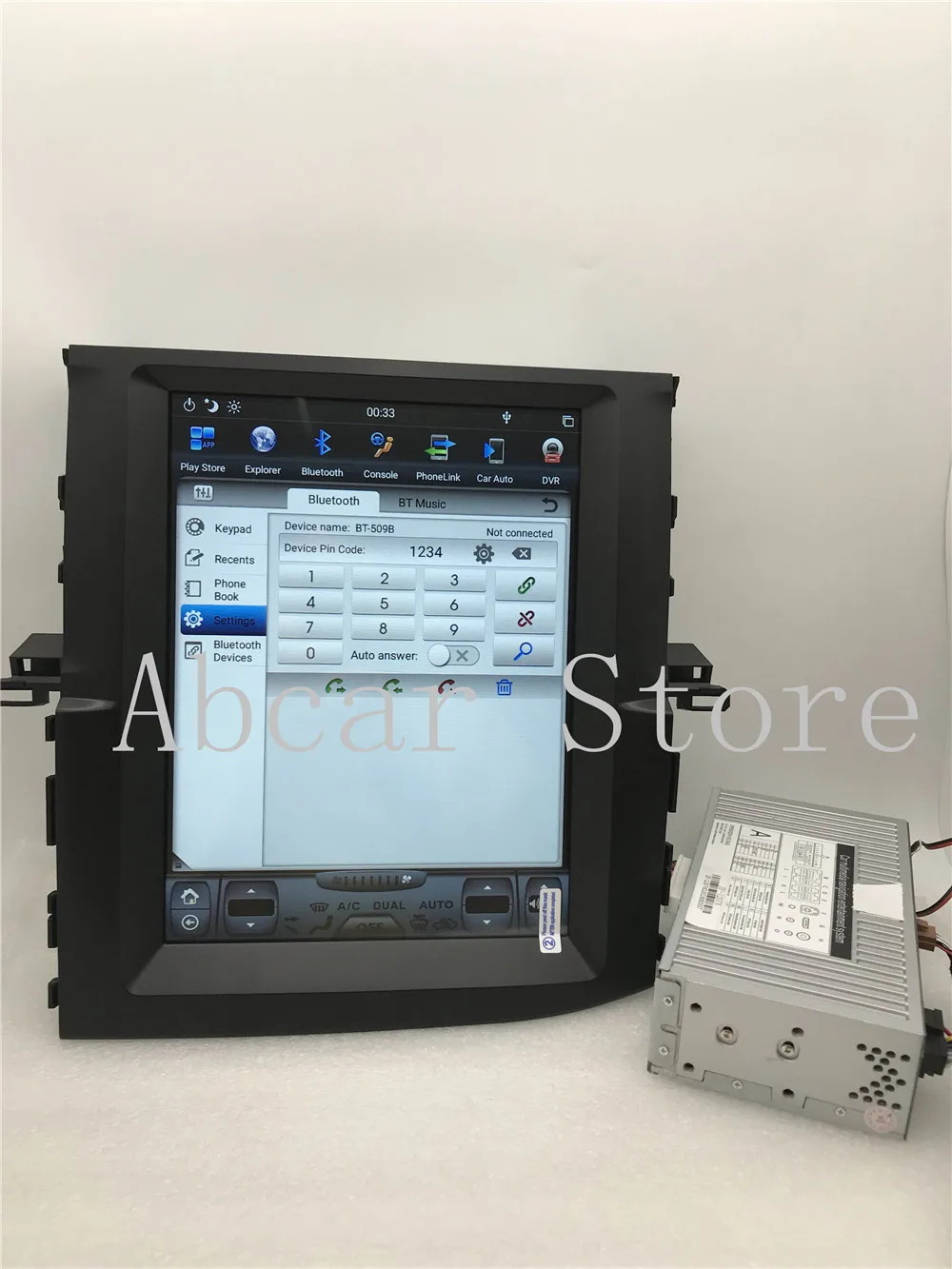 12," Tesla стиль Android 8,1 автомобильный dvd-плеер gps навигация для Toyota Highlander- стерео PX6 CARPLAY радио ips авто