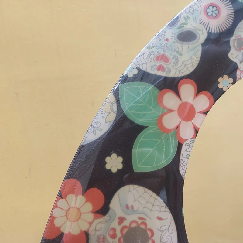 high quality 9inch 8inch longboard fin center fiberglass fabric single fin