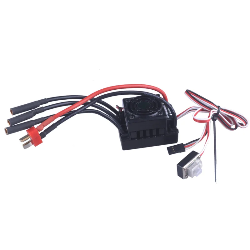 Wltoys 12428 RC улучшение автомобиля части металлические моторные шестерни бесщеточный ESC servo DIY ремонт - Цвет: 60A Brushless ESC