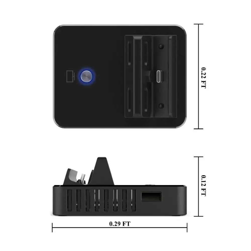 Мини-конвертер HDMI адаптер Тип C 4 к HD tv охлаждающая структура Зарядное устройство Док-станция зарядная подставка для пульта переключения для пульта