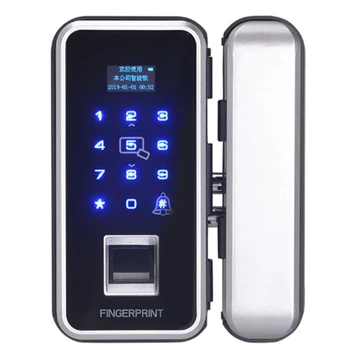

Smart Door Lock Fingerprint Lock Electronic Digital Opener Electric RFID Biometric Security Double Door Password Lock Office Acc