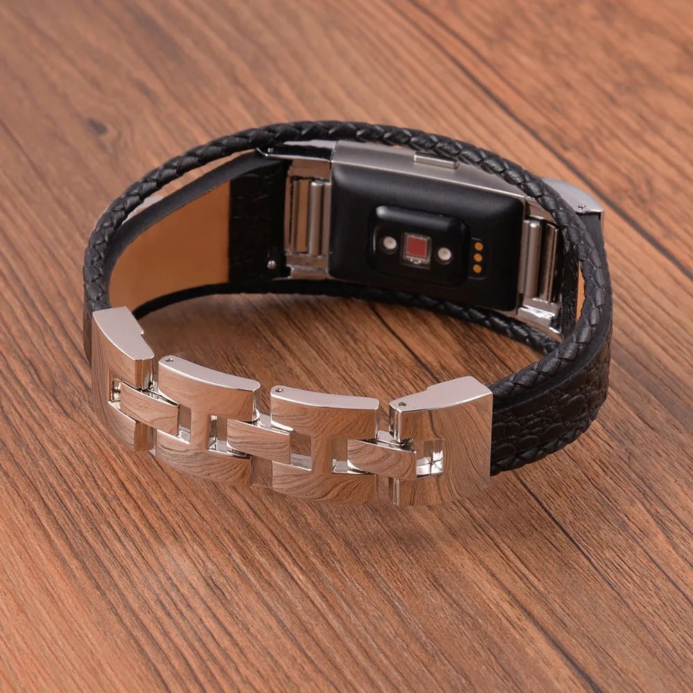 L/S COMLYO Leahter ремешок для Fitbit Charge 2 браслет Sprots ремешок Зарядка 2 съемный браслет для наручных часов Браслет для Fitbit charge2 часы