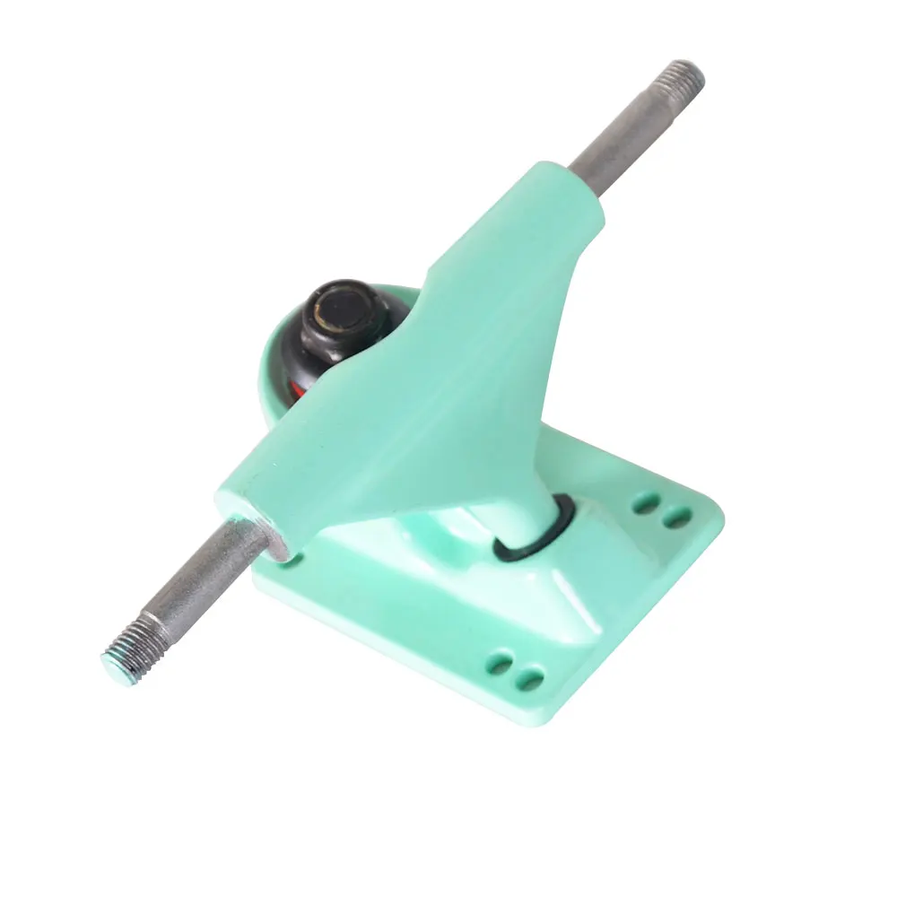 Light Green 2 шт 3,25 дюймов скейтборд Мост Кронштейн части металла открытый Универсальный - Цвет: Light Green