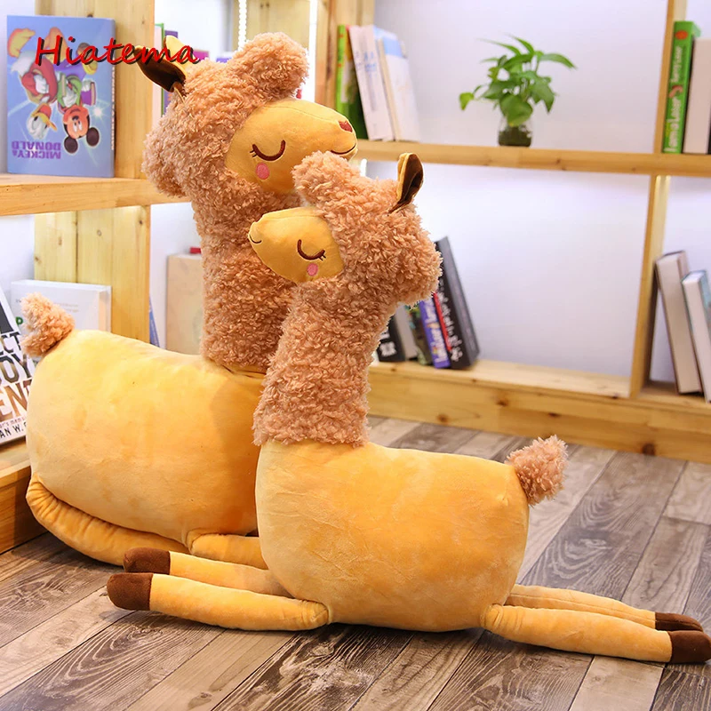 Новинка 1 штука 53/78 см милые Альпака плюшевые игрушки мягкие Alpacasso куклы альпаки