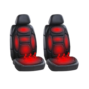 

2X Seats Car Electric Front Seat Heated Heating Heater Pad Cushion Warmer Cover US Plug