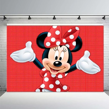 

Photography Backdrops Dark Red Polka Dots Minnie Custom Photo Studio Background Backdrop Vinyl Photography Backdrops