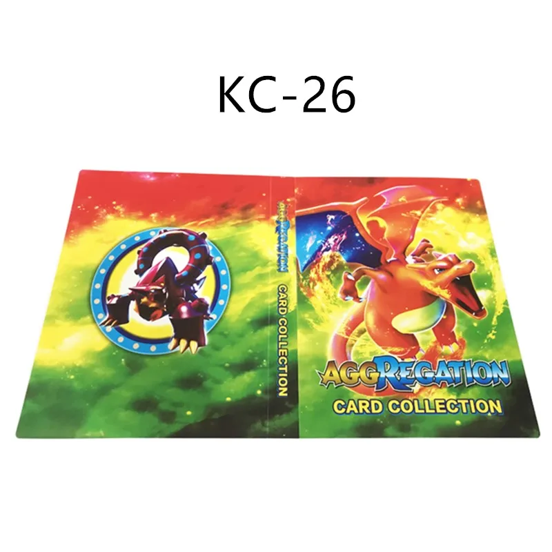 KC-026 240 шт. держатель Альбом 24 стиля Покемон карты Альбом Книга мультфильм аниме карманный монстр игрушка Пикачу для детей подарок - Цвет: KC-026