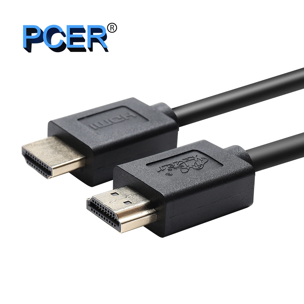 Кабель HDMI PCER HDR 30 Гц 60 4K 3D 1/1 5/3/5/10/15 м | Электроника