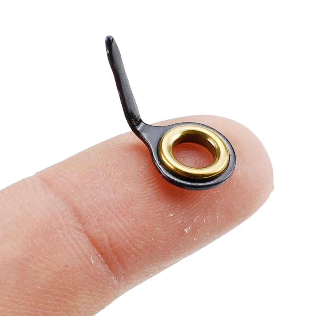 14 Piece Single Leg Fishing Rod Ring Eye Guide Set Rod Repair Building Tools