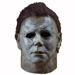 Майкл Майерс маска на Хеллоуин для косплея фигурка игрушки ужас Полное Лицо Маска страшный фильм Персонаж костюм для косплея Для Взрослых