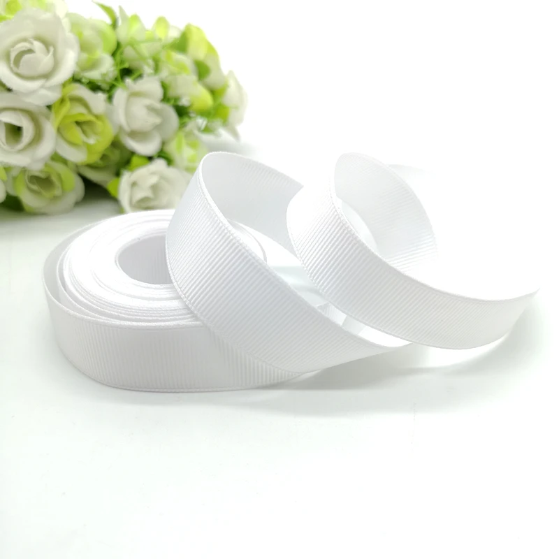 Ribbon Decoration Ribbon Supplies Wrapping Ribbon Grosgrain Ribbon Sewing Ribbon Christmas Ribbon 5 yards 6mm-50mm Grosgrain Ribbon for Gift Wrapping Hair Bows DIY Wedding Party Christmas Decoration