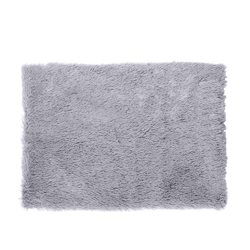 Light Gray Теплая подушка-коврик для домашних животных, собак, кошек, зимний спальный чехол для кровати, для питомцев, котенка, щенка, одеяло, коврик для дома, путешествий, товары для домашних животных - Цвет: Light Gray