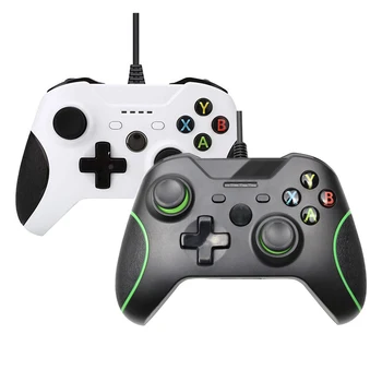 

USB Wired Consoles For Xbox One Controller Gamepads For Xbox One Slim Control PC Windows Jogos Mando Joystick PC Win7/8/10