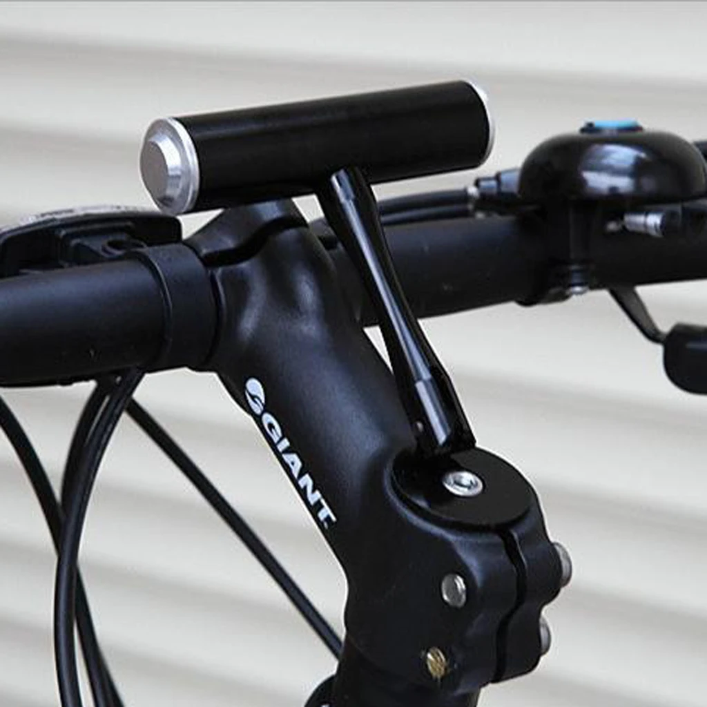 MTB Bike  Light Handle Bar Stem Extender Mount LED Lamp Bracket Holder