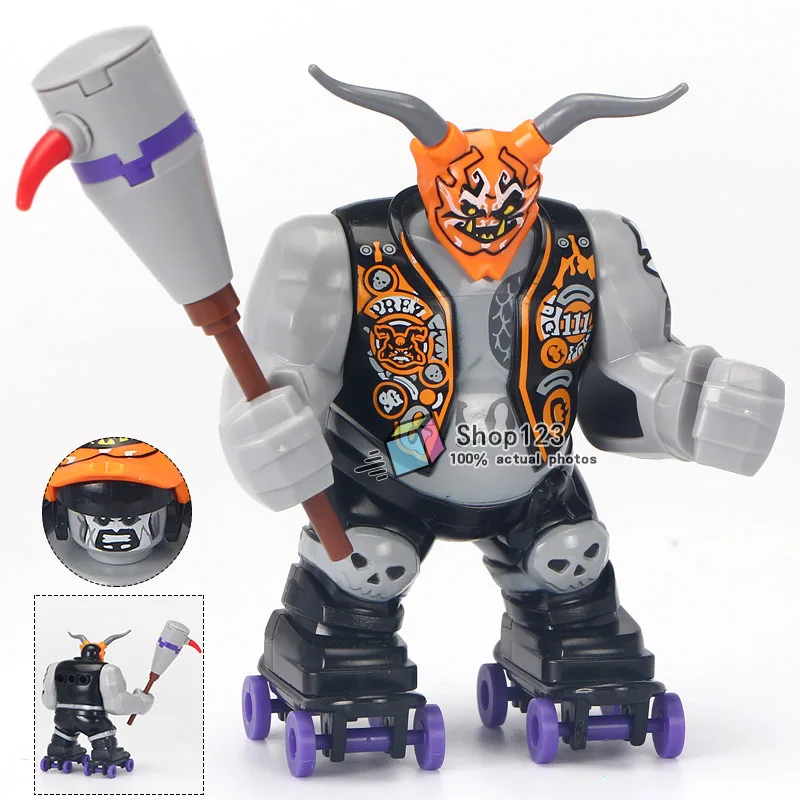 Одиночная Killow Vs. Samurai X Mecha Chopper роботы Dogshank серии ниндзя экшн строительные блоки игрушки для детей Gfits - Цвет: Дерево