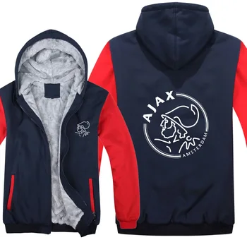 

Ajax Hoodies Jacket Winter Men Pullover Man Coat Casual Wool Liner Fleece Ajax Sweatshirts