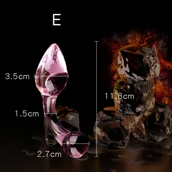 Erotic Crystal Pyrex Glass Dildo Ball Bead Fake Penis Butt Plug Sex Toys For Women Men To Prostate Massager Masturbation 6