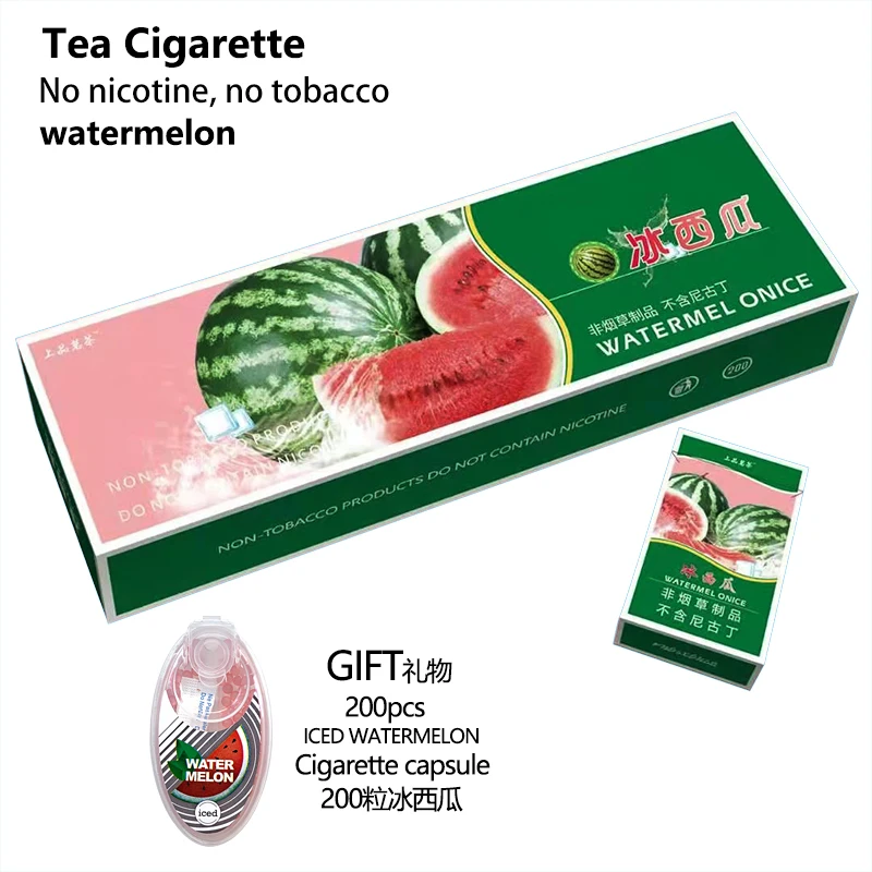 Чайный дым здоровые сигареты бесплатный никотин табачный фильтр фрукты арбуз