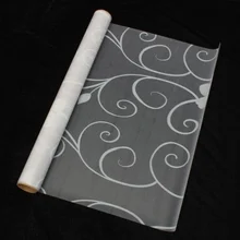 Съемный перерабатываемый конфиденциальности матовое стекло оконная пленка цветок стикер белый 45x100 см