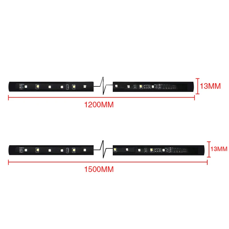 Mayitr 1 шт. 6" Красный 72LED задние ворота полосы тормоза обратный поворот световой сигнал бар белый 36LED обратный резервный свет для пикапа грузовика