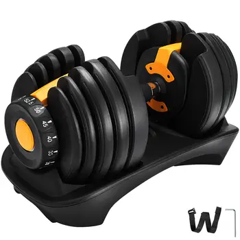 

Shipping from Canada 52.5LBS Adjustable Dumbbells Weight Sets Exercise Equipment NEW
