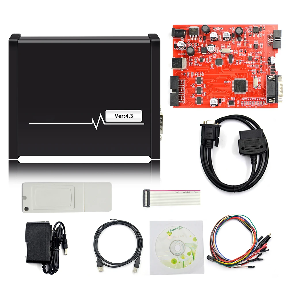 Piasini Engineering Serial Suite V4. 3 RED/Black PCB (JTAG-BDM-K-line-L-line-RS232-CAN-BUS) universal Car ECU Programmer car battery charger price Code Readers & Scanning Tools