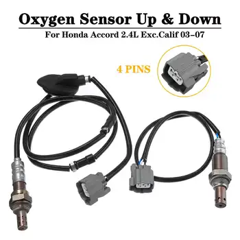 

2PCS Up & Down Air Fuel Ratio Oxygen O2 Sensor For Honda for Accord 2.4L Exc. Cali 2003 2004 2005 2006 2007
