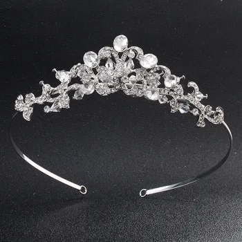 

Leliin Wedding Crystal Tiara Crown Bride hair accessories hair Jewelry