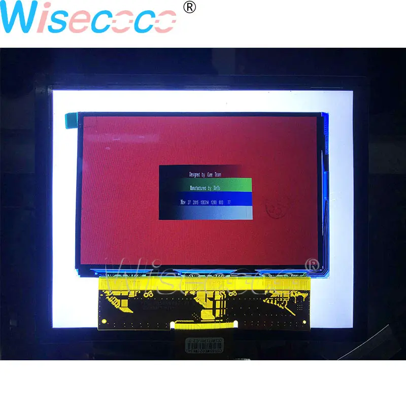 Wisecoco 5.8" lcd display 1280*800 backlight off for projector Rigal RD-806 RD-808 RD-817 replacement images - 6