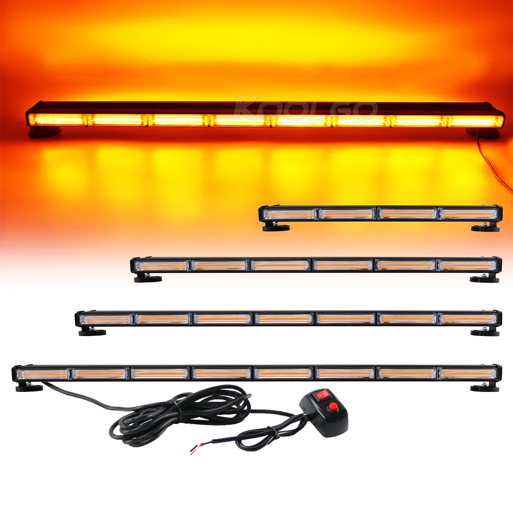 Hot Sale 12&quot 18&quot 24&quot 30&quot 35&quot 41&quot 47&quot Double Side COB LED Strobe Emergency Security Car Truck Roof Traffic Advisor Light