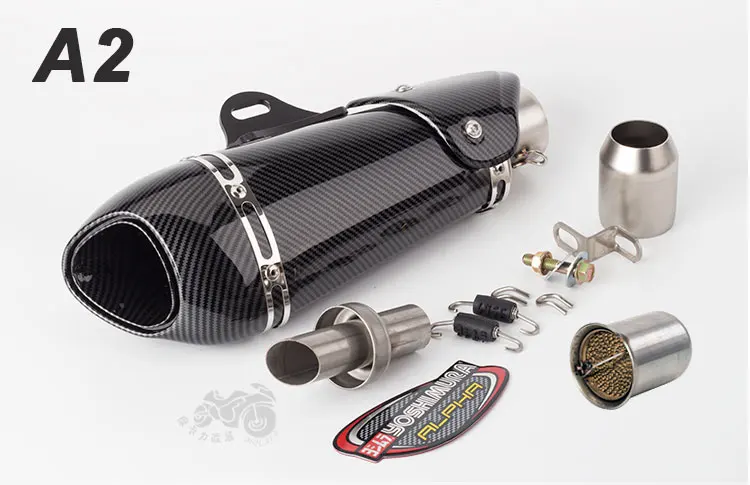 51 мм Универсальный akrapovic Yoshimura moto rcycle выхлопная труба мото с DB killer для CB400 Z250 GSX250R RC390 Z900 MT03 GSXS750